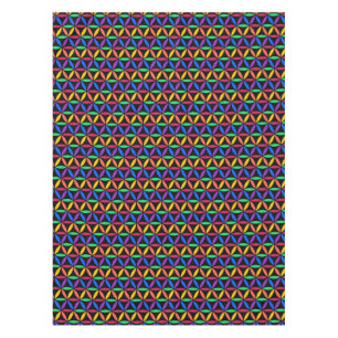 Nappe Fleur arc-en-ciel du Motif de vie