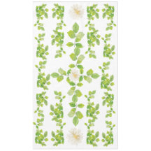 Fleur blanche et jardin Feuille vert