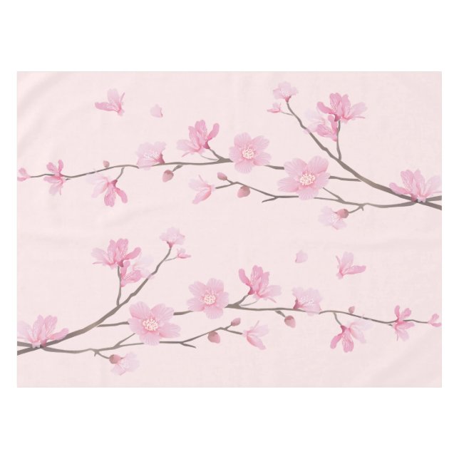 Nappe Fleur de cerisiers - rose (Devant (Horizontal))