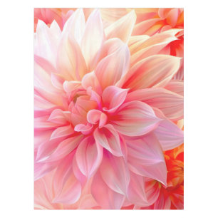 Nappe Fleur de dahlia brune de Pêche