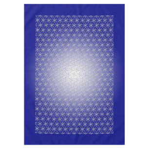 Nappe Fleur de vie / Blume des Lebens - argent motif
