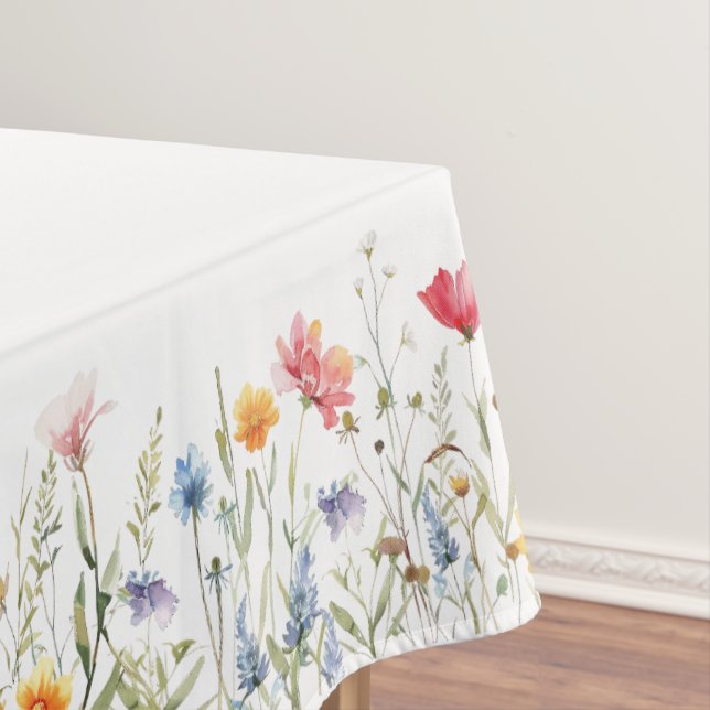 Nappe Fleur sauvage aquarelle (In Situ)