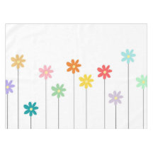 Fleur vintage colorée