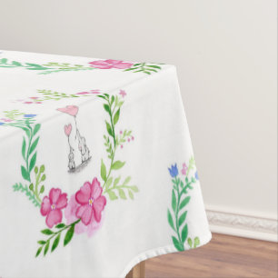 Nappe Fleurie Éléphant