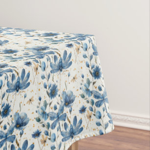 Nappe Fleurie Papillon Bleu