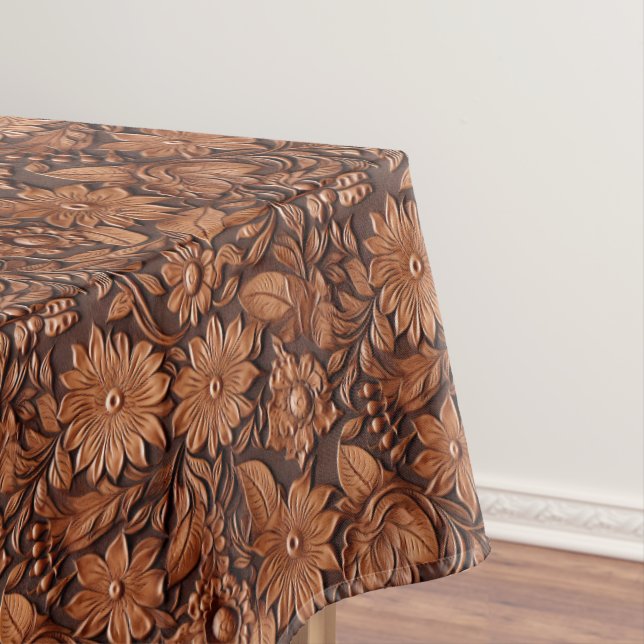 Nappe Fleurs Brown Western Cowgirl (In Situ)