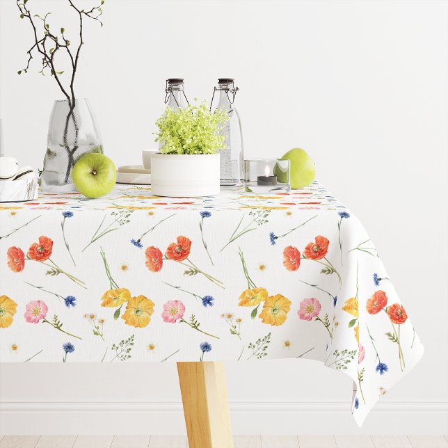 Nappe Fleurs colorées Motif d'été du printemps (Créateur téléchargé)