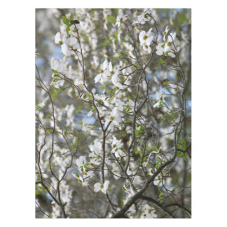 Nappe Fleurs de fleur blanche d'arbre de cornouiller