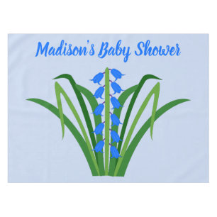 Nappe Fleurs de Jacinthe Baby Boy Shower de Printemps