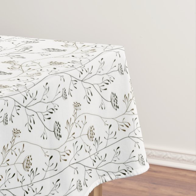 Nappe Fleurs de la Reine Anne dessinées à la main (In Situ)
