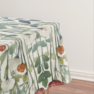 Nappe Fleurs de printemps Art aquarelle