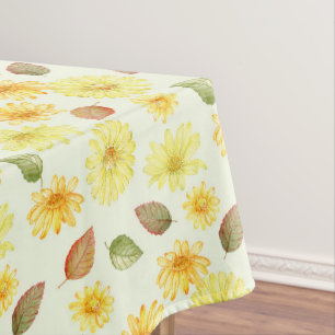 Nappe Fleurs de soleil jaunes minimalistes Automne Sexe 