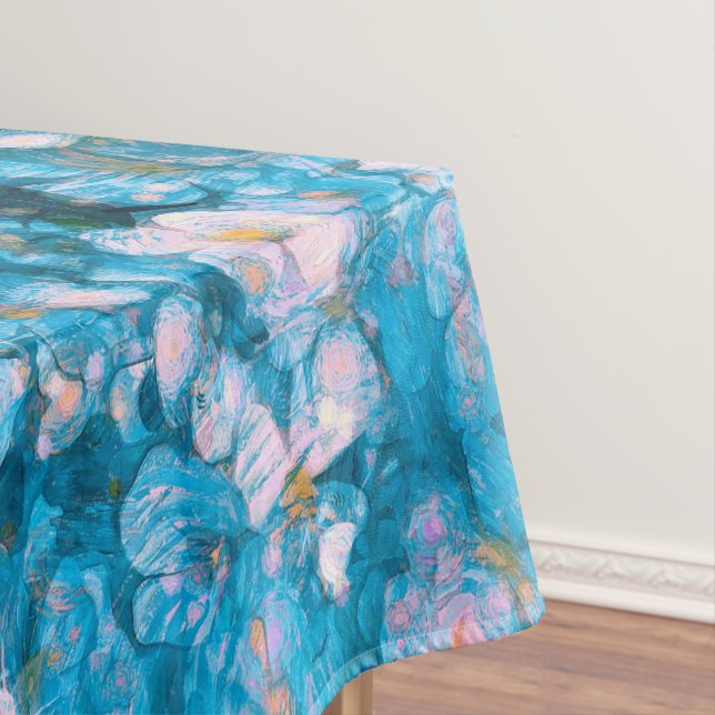 Nappe Fleurs d'impressionnisme bleu (In Situ)