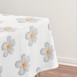Nappe Fleurs élégantes de Frangipani Plumeria sur fond b