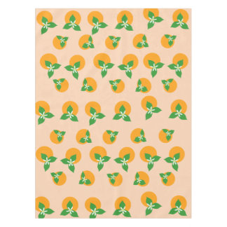 Nappe Fleurs oranges