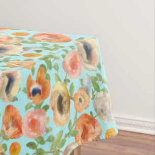 Nappe Fleurs oranges de printemps