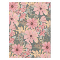 Fleurs vertes rose Sage Laisser Motif Aquarelle