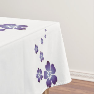 Nappe Fleurs violettes