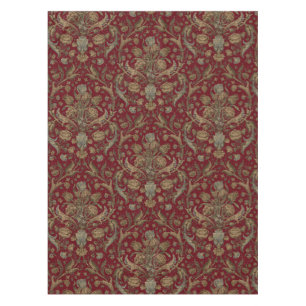 Nappe Floral & Folithe Imitation Tapisserie Motif de tis