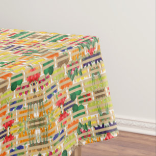 Nappe florale de table
