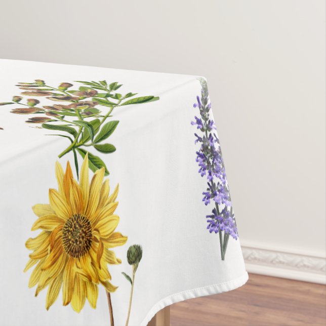 Nappe Flore Lavande Tournesol Vert (In Situ)
