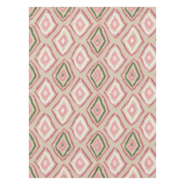 Nappe folk, ikat motif (Devant)
