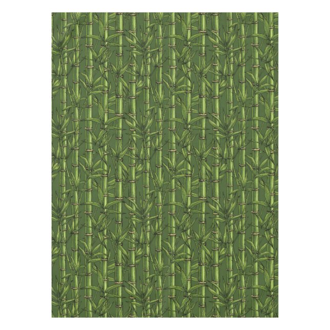 Nappe Forêt de bambou en vert (Devant)