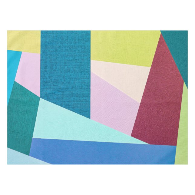 Nappe Formes géométriques Abstraites Motif textile | (Devant (Horizontal))