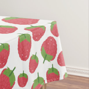 Nappe Fruit framboise Motif d'été