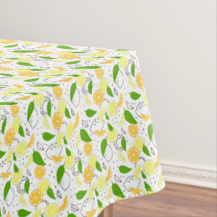 Nappe Fruits d'agrumes frais Citron Orange Moderne.