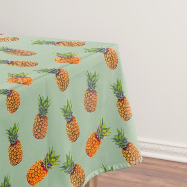 Nappe Fruits d'ananas sur Laurel Green (In Situ)