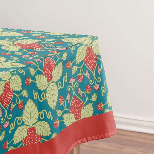 Nappe Fruits et fleurs du jardin de fraises (In Situ)