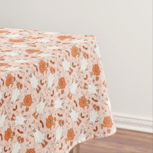 Nappe Fun Retro Ghost & Jack-O-Lantern Motif