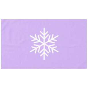 Nappe Fun Sophistiqué Fléau De Neige Nordique Sur Violet