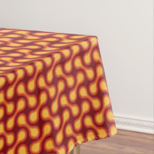 Nappe Funky 1970 Metaball Graphic Circle Barbell Reds