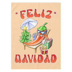 Nappe Funny Feliz Navidad Cute Christmas Chili