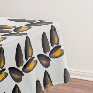 Nappe Gallois Conwé Moules de fruits de mer Mollusques C
