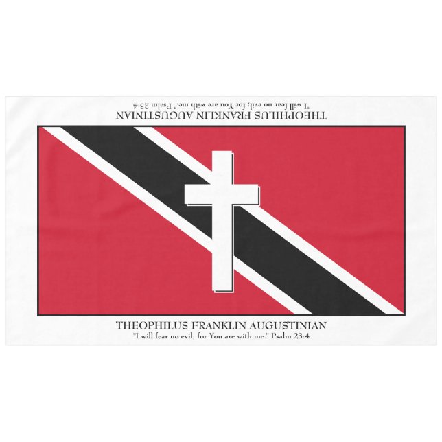 Nappe Garder | DRAPEAU DE TRINIDAD | Grandes écritures (Devant (Horizontal))