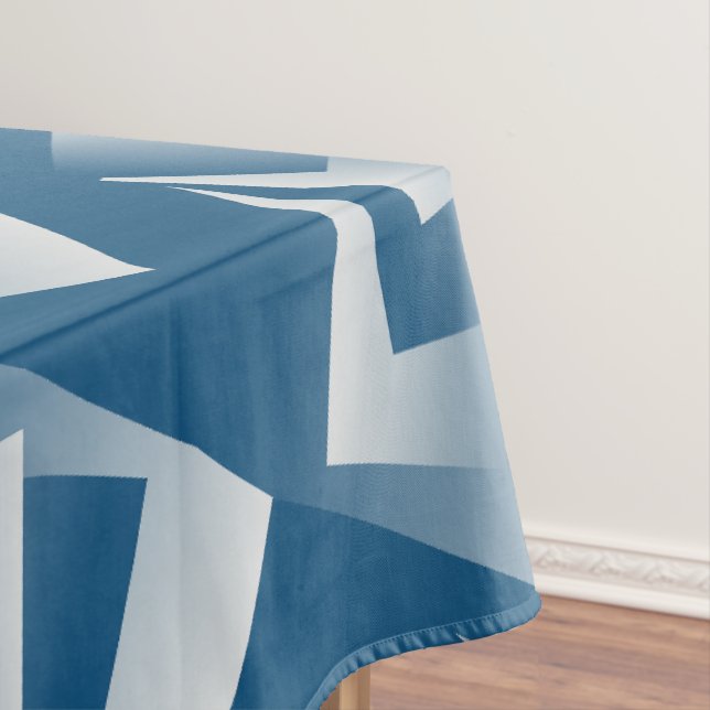 Nappe Géométrie bleu sarcelle (In Situ)
