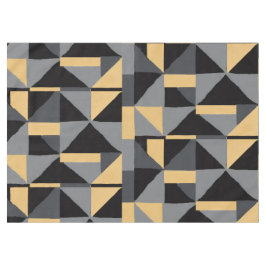 Nappe Géométrique Noire, Grise et Or Tischdecke