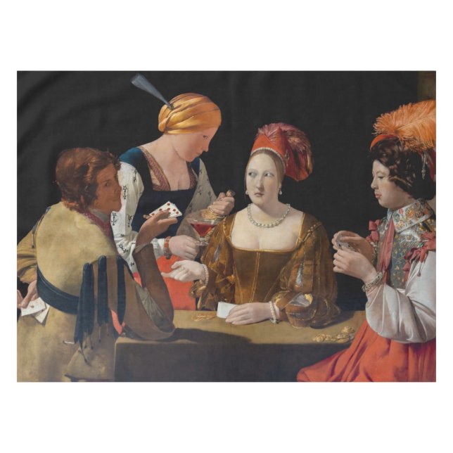 Nappe Georges de la Tour - Cheat avec l'As des Diamants (Devant (Horizontal))