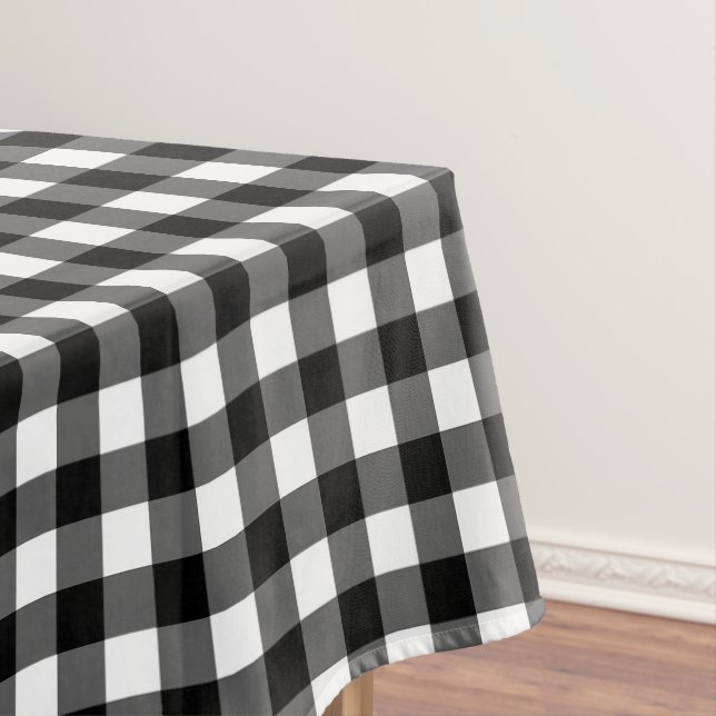Nappe Gingham noir (In Situ)