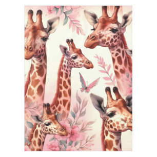 Nappe Giraffe à l'aquarelle