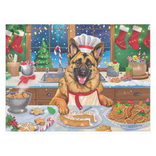 Nappe Gîtes bergers allemands : Noël festif