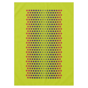 Nappe gradients pois vert rouge bleu + vos idées