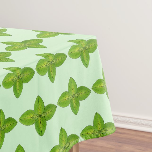 Nappe Green Basil Leaf Feuilles Herb Garden Cuisine (In Situ)