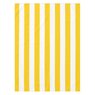 Nappe Grilles Verticales Jaune Et Blanc Gratté