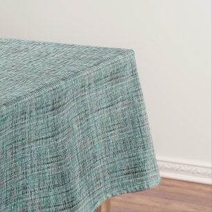 Nappe Gris Chic Bleu Vert Seafoam Boucle Motif Tissé
