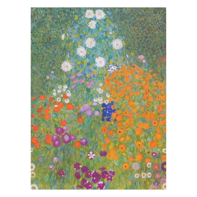 Nappe Gustav Klimt - Jardin des fleurs (Devant)