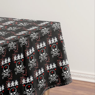 Nappe Halloween à la nappe, crâne